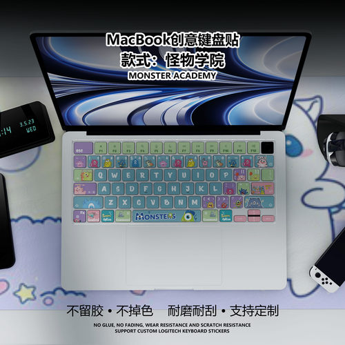 适用苹果MacBook键盘膜Pro14/15寸16电脑Air13新款笔记本M1/M2/M3