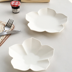 田园风花朵形装 Annie 欧式 外贸出口 陶瓷餐具水果点心盘 Garden