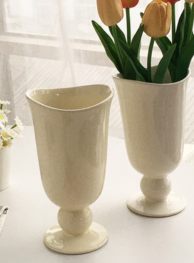 Annie Garden  外贸订单  高脚铃铛设计花瓶家居饰品玄关餐桌摆件