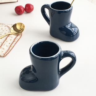 网红创意造型陶瓷马克杯刀叉收纳筒笔筒 外贸订单 Annie Garden