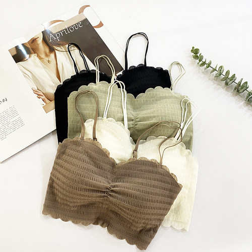 镂空美背抹胸舒适细带