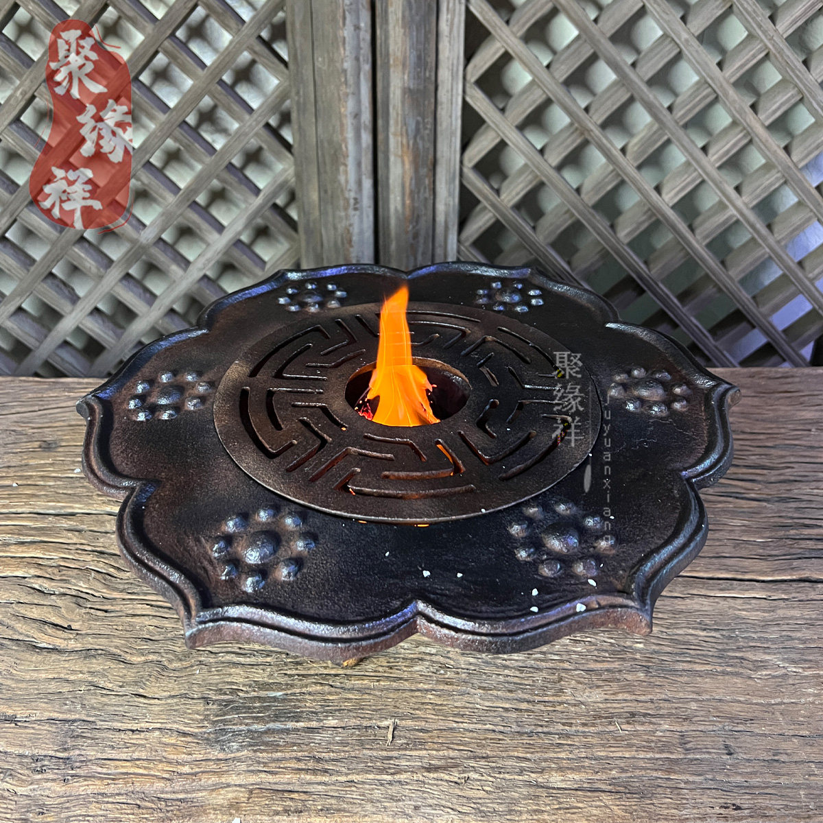 户外大号烧烤炉家用取暖炉露营围炉煮茶铁器篝火盆茶室温酒炉炭炉,住宅家具,庭院烤火炉,淘宝优惠券,粉丝福利购,淘宝优惠卷