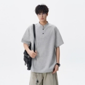 上衣港风宽松休闲潮牌体恤衫 新款 韩版 潮流简约半袖 短袖 t恤男夏季