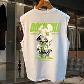 2026夏季 流行简约百搭背心坎肩 短袖 新品 青少年港风潮流无袖