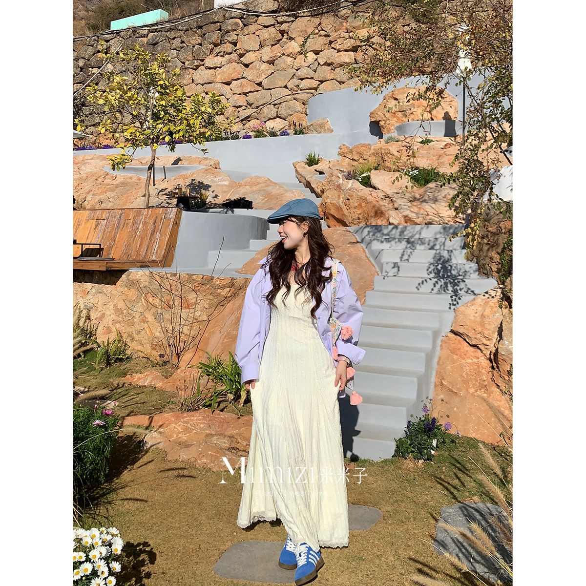 “丁达尔效应”气质提花连衣裙