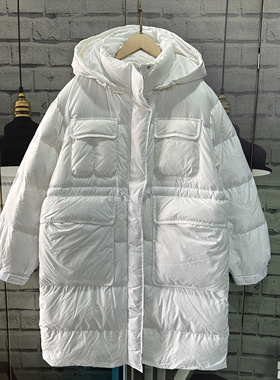 胸围114衣长93宽松大码加厚面包羽*绒服90国标高货微瑕微脏E013