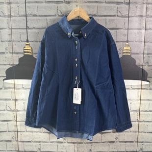 外套女 加厚牛仔宽松牛仔衬衫 胸围1114衣长64左右宽松大码 女装