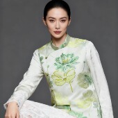 立领高级感背心上衣 马甲新款 华韵风华·提花钉珠新中式 国风女装