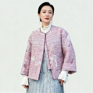 华韵风华·棉服外套新中式 国风女气质高级感高奢上衣秋冬上衣宽松