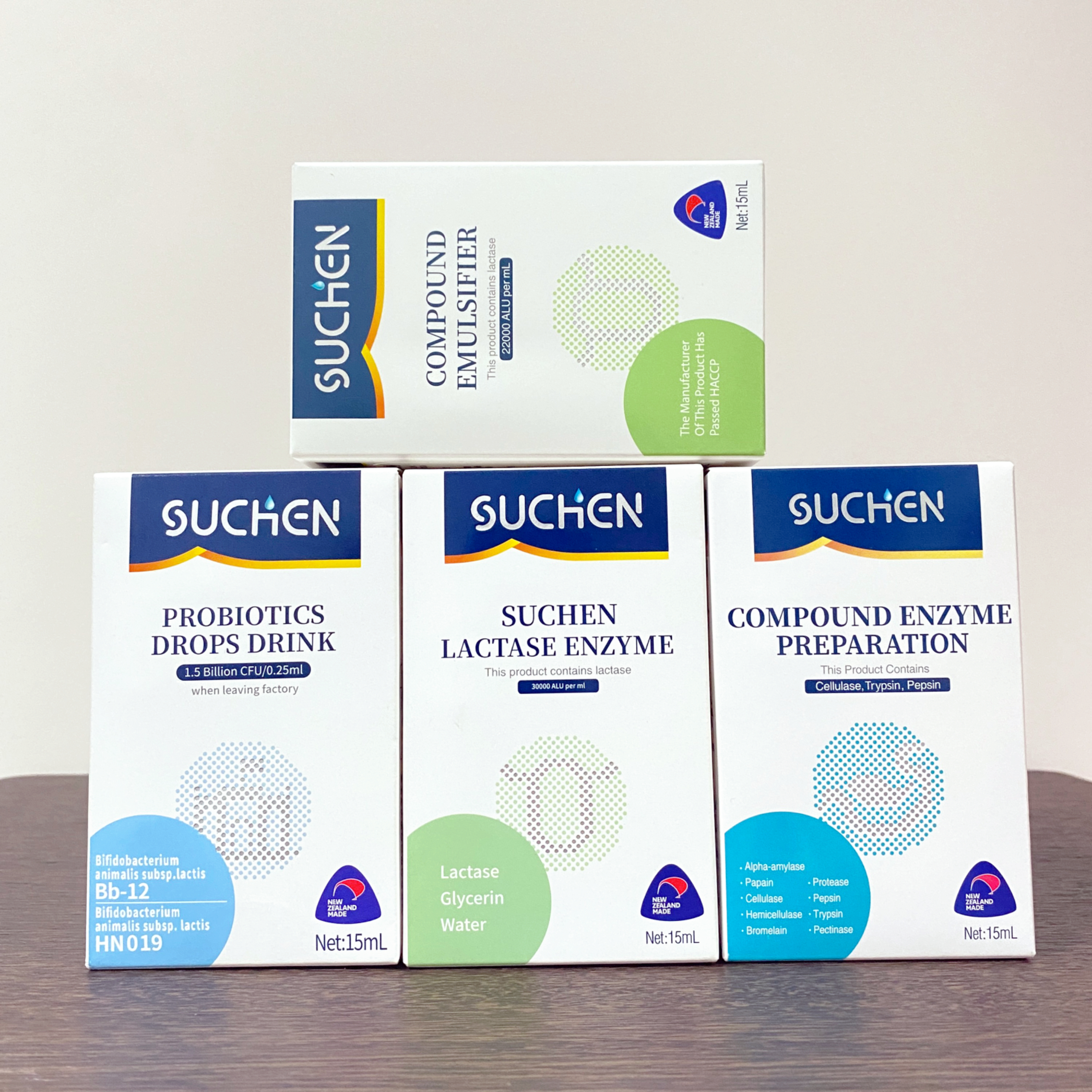 素臣消化酶益生菌乳糖酶滴剂最新包装正品保证15ml瓶