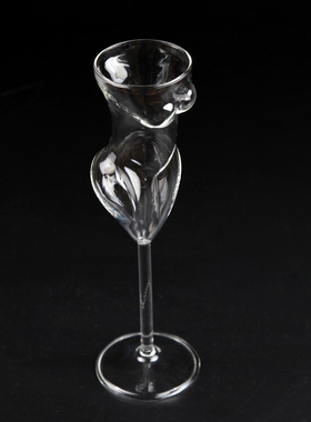 水晶玻璃鸡尾酒杯子创意个性美人高脚香槟杯美人杯