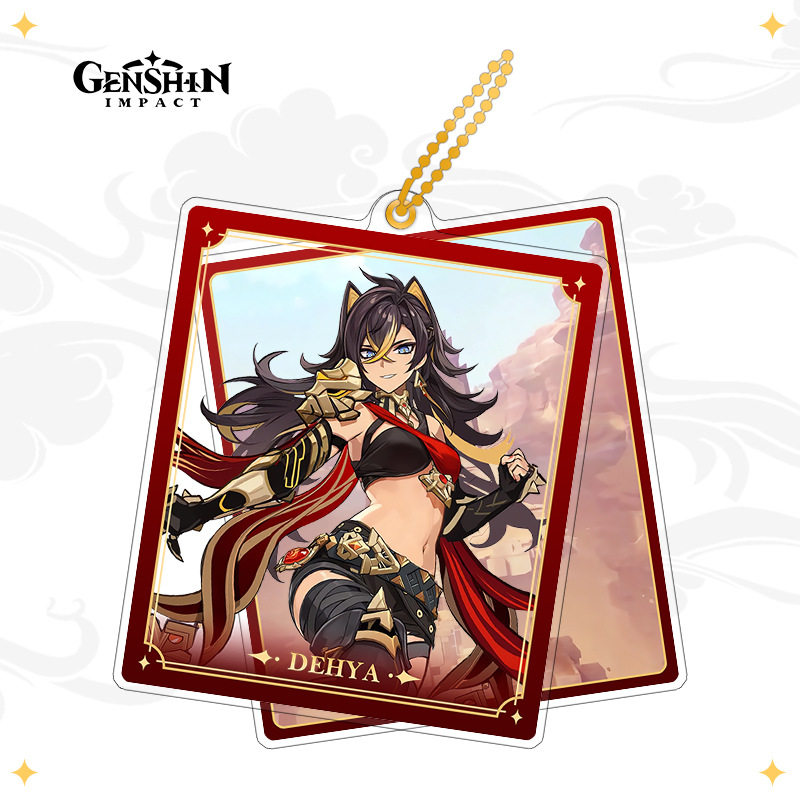 原神动漫周边挂件双面夹层透迪希亚艾尔海森璃月稻妻须弥角色