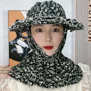 夏季防晒帽子工地干活网红款爆款采摘帽采茶帽遮阳帽