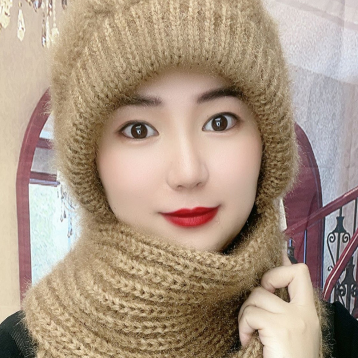 飒翊连体优雅女秋冬松鼠绒