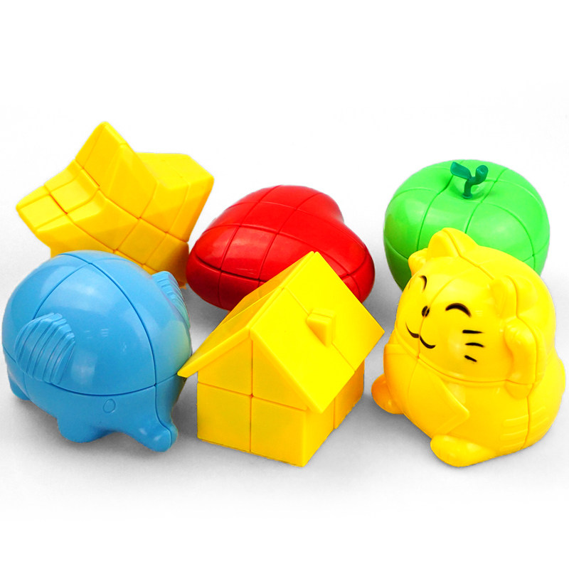 YONGJUN RUBIKS CUBE LOVE APPLE STAR 3RD ORDER ELEPHANT HOUSE LUCKY CAT 2ND ORDER VARIANT RUBIKS CUBE