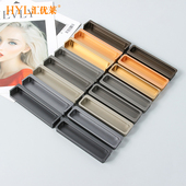 汇优莱羊绒灰内嵌拉手抽屉柜门嵌入式 拉手橱柜衣柜门开槽拉手把手