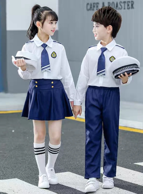 儿童小海军摄影表演服装幼儿园毕业照班服演出服运动会大合唱服装