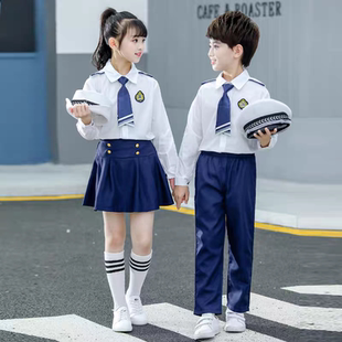 儿童小海军摄影表演服装幼儿园毕业照班服演出服运动会大合唱服装