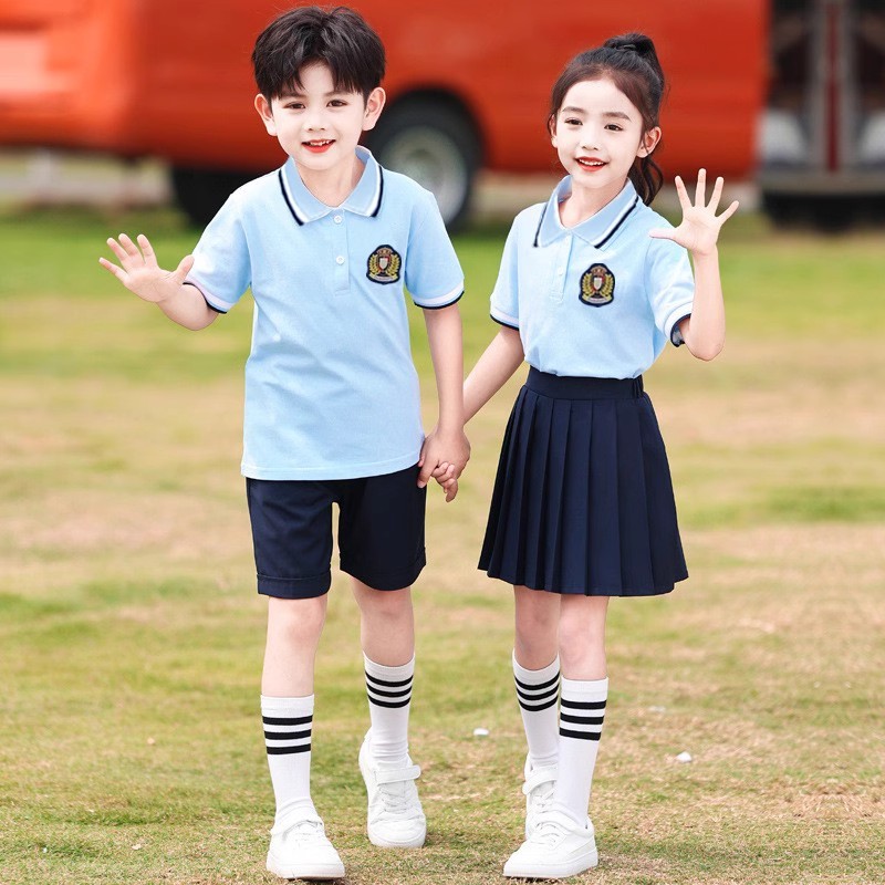 幼儿园园服夏装六一儿童运动班服小学生校服夏季套装学院风毕业服