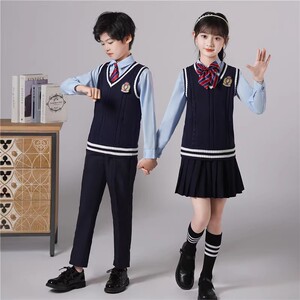 合唱团诗朗诵英伦风秋冬演出服