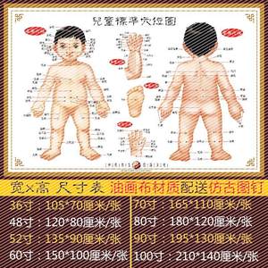 人体经络穴位挂图中医养生馆按摩身体12人体