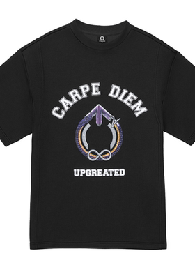 UPGREATED潘玮柏同款致敬科比黑曼巴街头潮流印花套头T恤