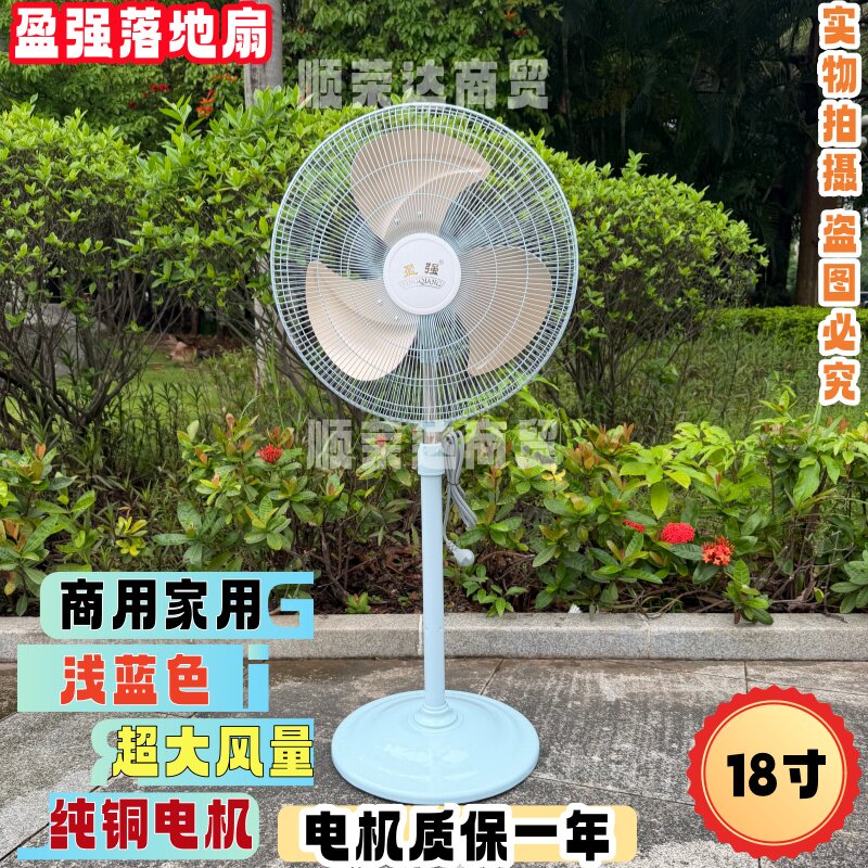 盈强落地扇纯铜电机大功率静音