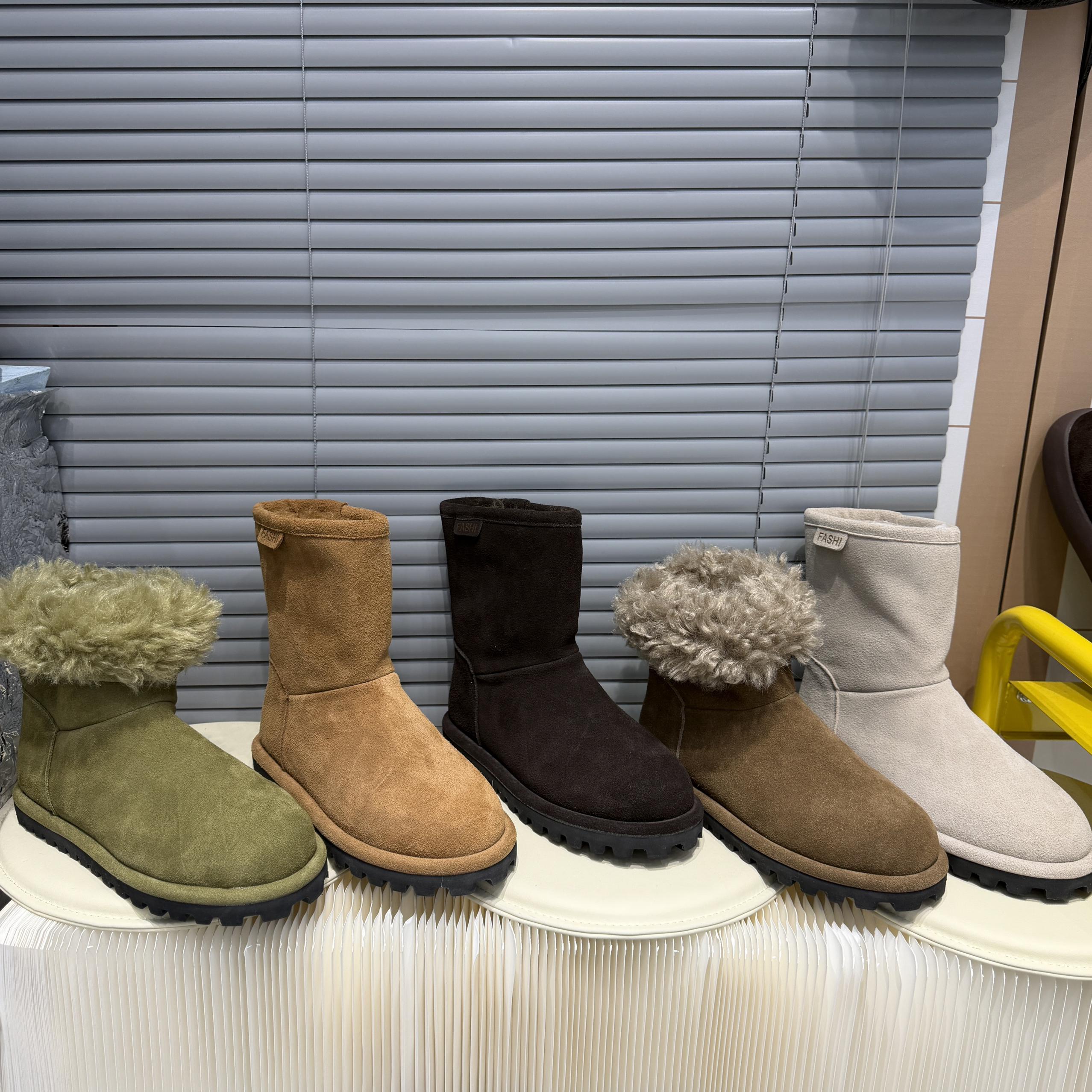 2025年新款牛皮版厚底勃肯鞋女一脚蹬休闲单鞋内增高