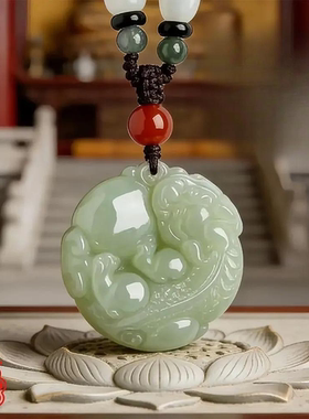 如意抱福富贵吊坠项链礼物