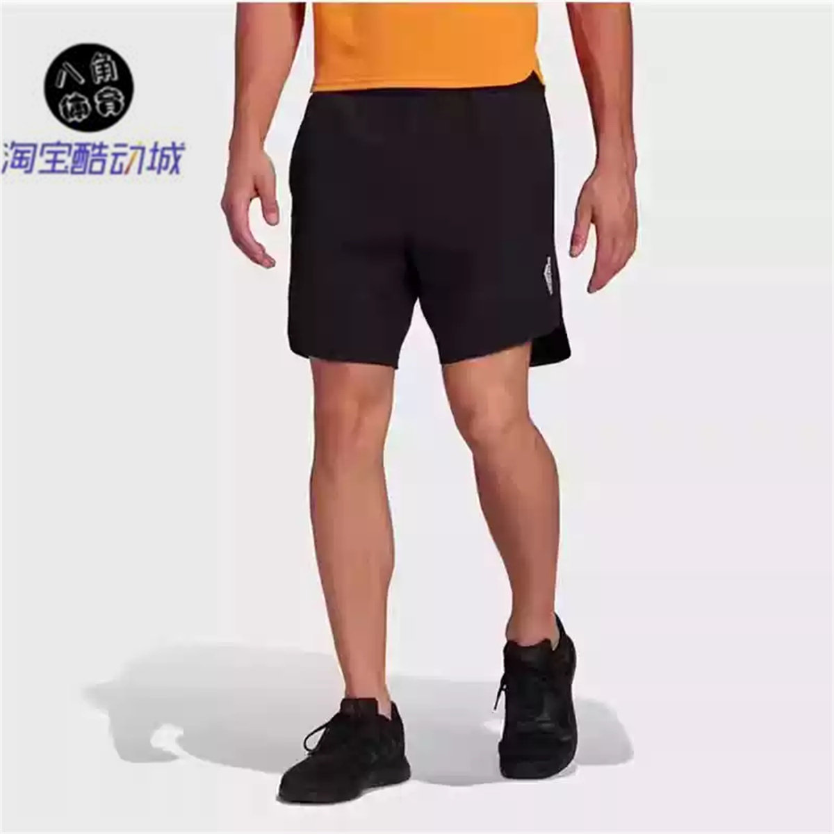 Adidas阿迪达斯男跑步健身训练梭织速干透气运动短裤HF7204