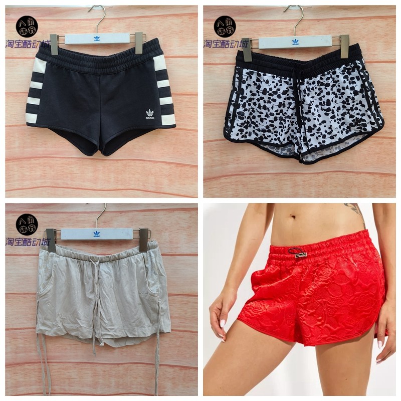 阿迪达斯女热裤透气百搭