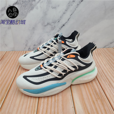 阿迪达斯情侣阿尔法爆米花跑步鞋