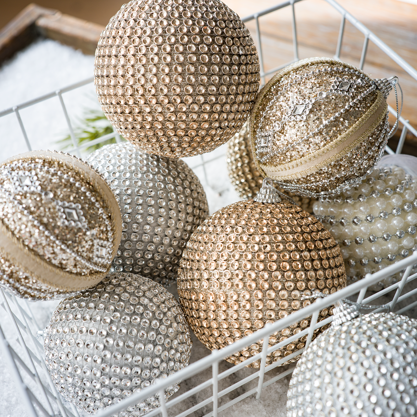 柔蓝若婷新款10cm香槟色泡沫球