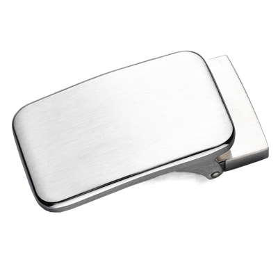 光面304不锈钢男士平滑扣头