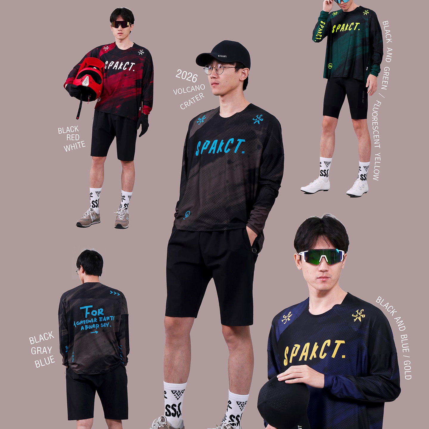 思帕客速降服摩托骑行服男女速干衣长袖春夏2026年越野车山地车衣