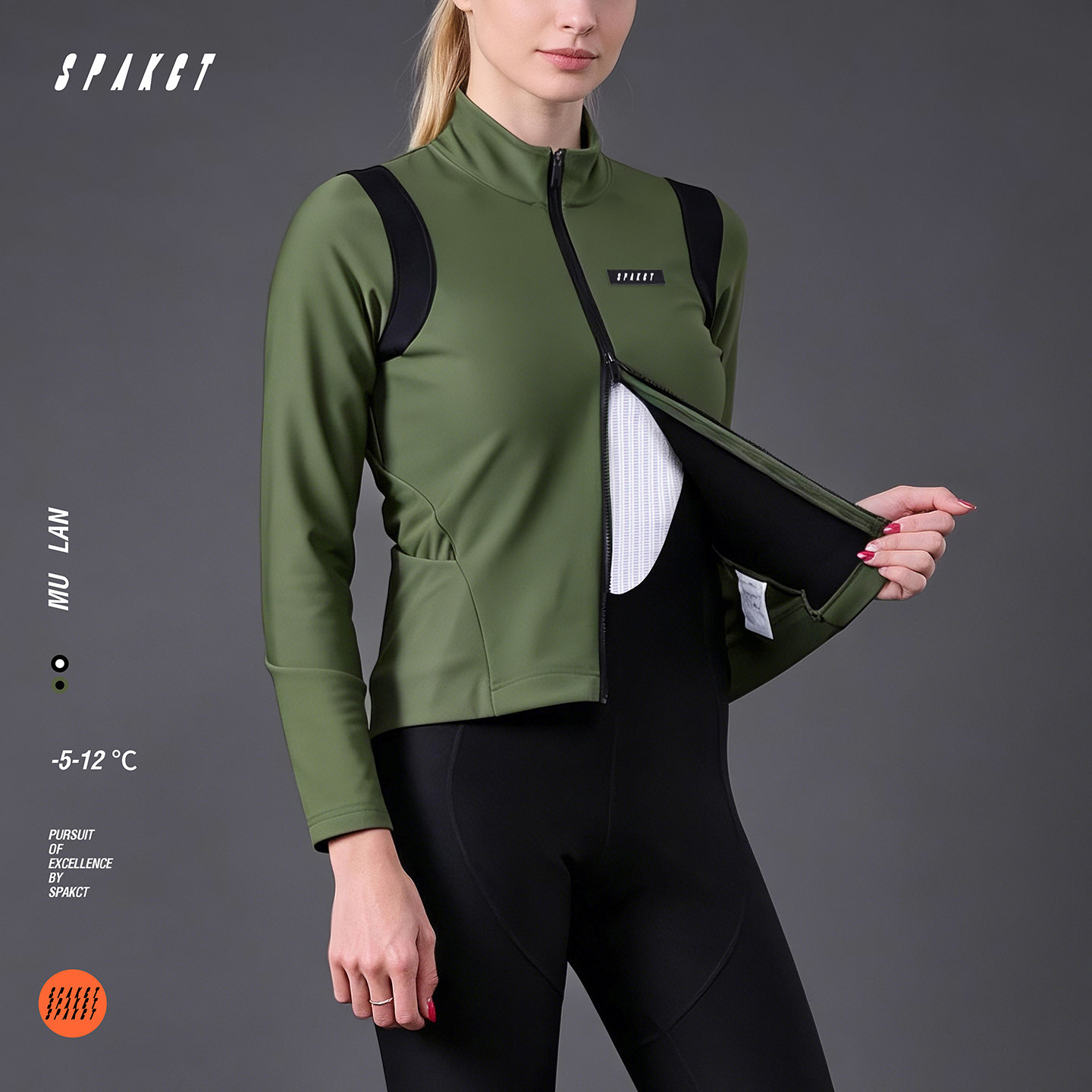 思帕客女款防风保暖软壳骑行服