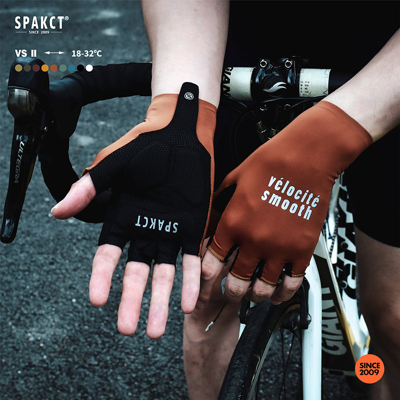 思帕客骑行短指手套夏男女薄款防晒山地公路自行车减震手套-VSII