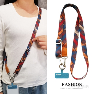 斜挎手机挂绳可背长款织带宽版调节挂脖不勒结实耐用户外登山旅游行女包包套壳相机小蜜蜂肩背带链子通用新品