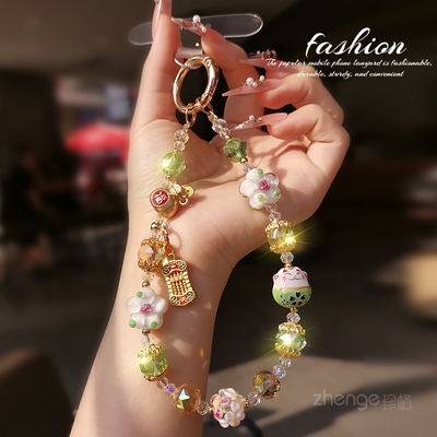 招财手机链挂件ins女士小众高端