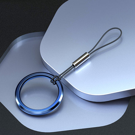 手机指环扣金属挂绳新款无边框手机手指环扣手机链条金属圆圈简易手机壳挂绳指环不硌手吊绳防丢手机绳