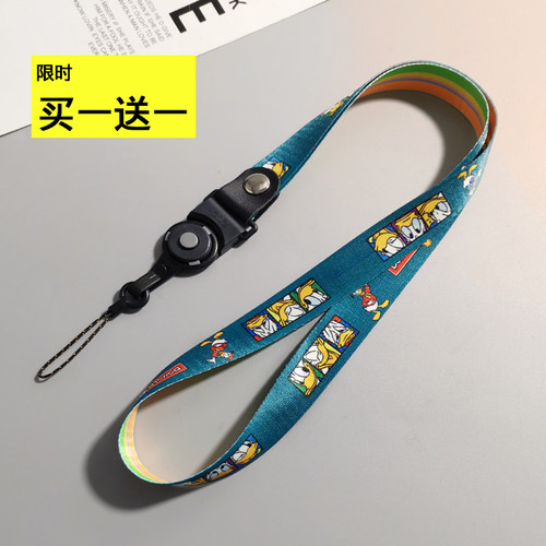 长款挂脖子创意潮牌卡通手机挂链