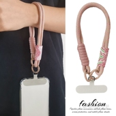 国风祥云编织手腕绳ins旅游出行户外爬山拍照逛街结实耐用防断防丢手提手机壳挂绳男女短款 挂扣绳新 时尚