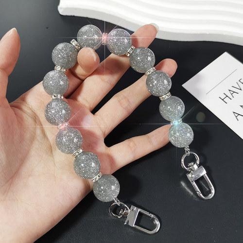 珍格圆珠夹钻手提挂绳