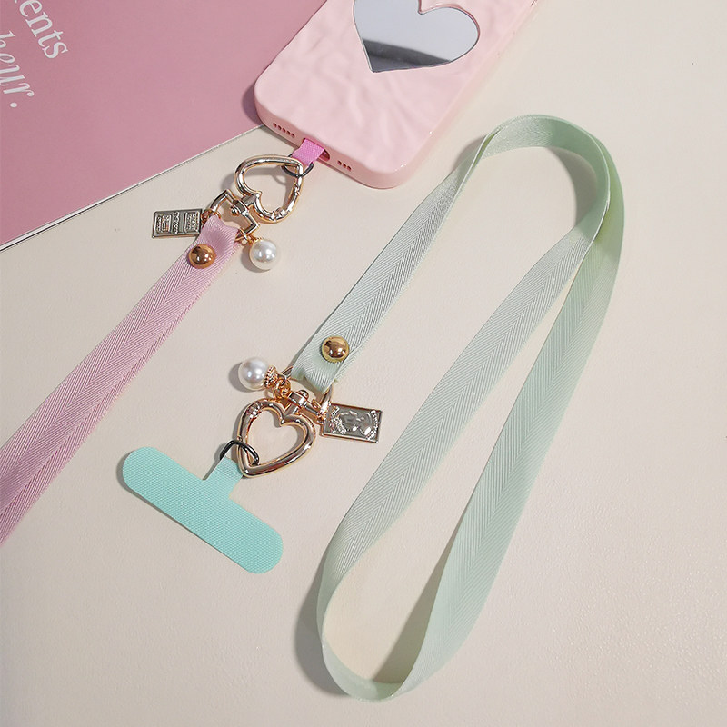 手机挂绳挂脖挂件女长款宽布