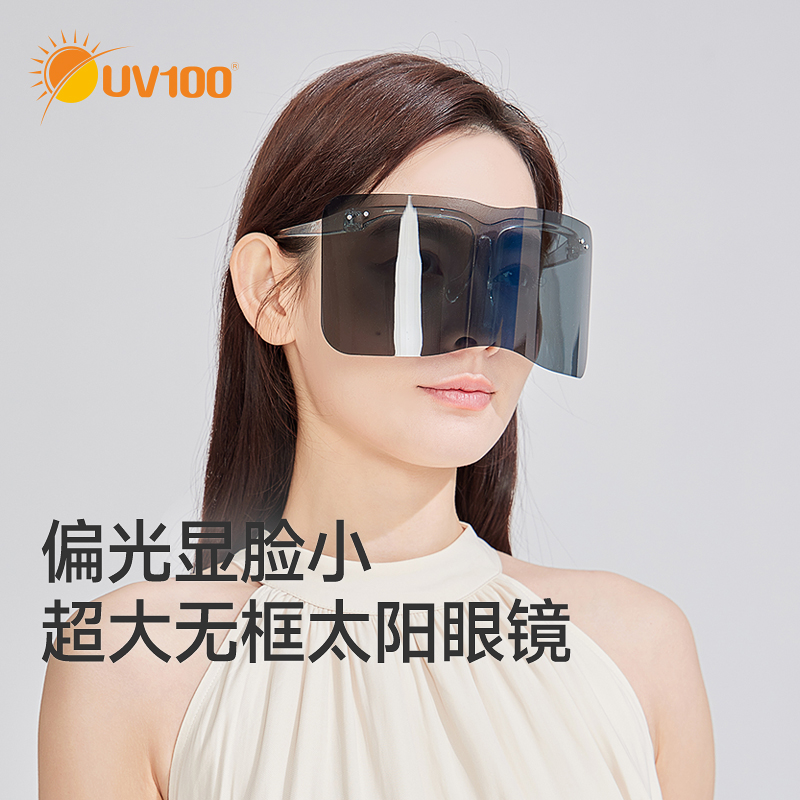 UV100偏光防紫外线面罩眼镜