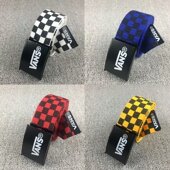 裤 百搭韩版 男女士休闲帆布腰带情侣潮款 带青年学生格子平滑扣皮带