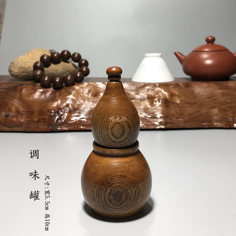 樱色坊  日式实木大漆调味罐  胡椒粉瓶防潮盐罐餐厅厨房调料盒|msdalam kategori dapur/memasak Appliances, Alat dapur/Penyimpanan dapur, botol penyimpanan/bekas penyimpanan dapur, botol perasa - dari Buy2taobao.com untuk memberikan perkhidmatan ejen Taobao profesional membeli