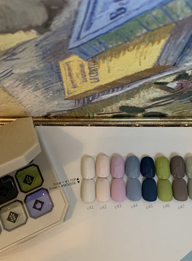 【RM CUBE】Alps冰河盘淡淡彩感纯正韩风一指一色美甲光疗胶1g*9