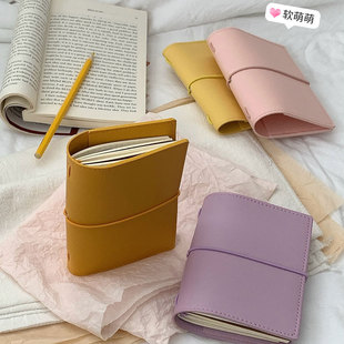 TN护照本手账本笔记本pu皮旅行护照夹送3本内芯本子方格横线点阵