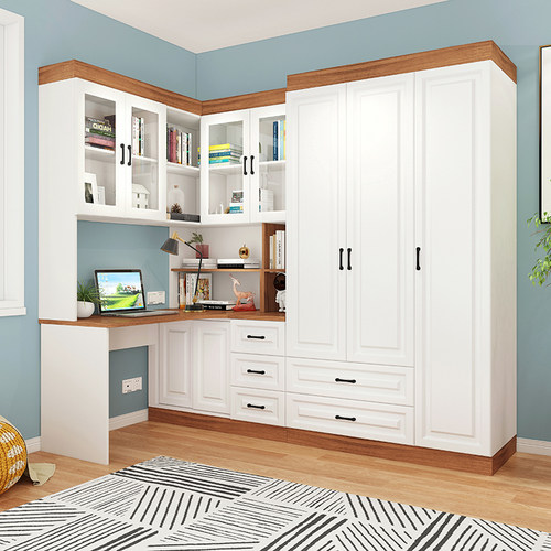 简约现代转角书架支持定制